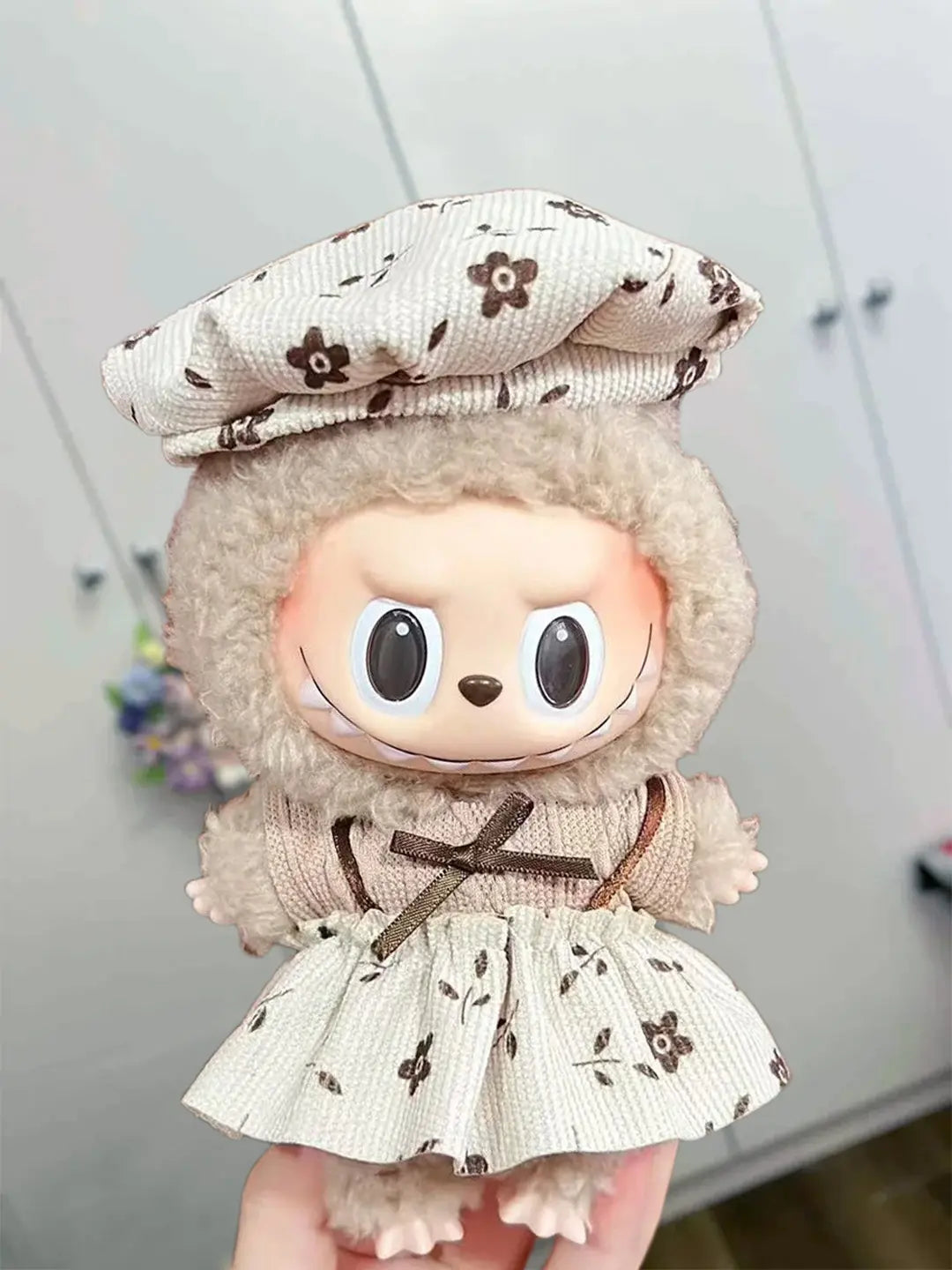 LABUBU Clothes Overall Shivering Custom Beret Dress