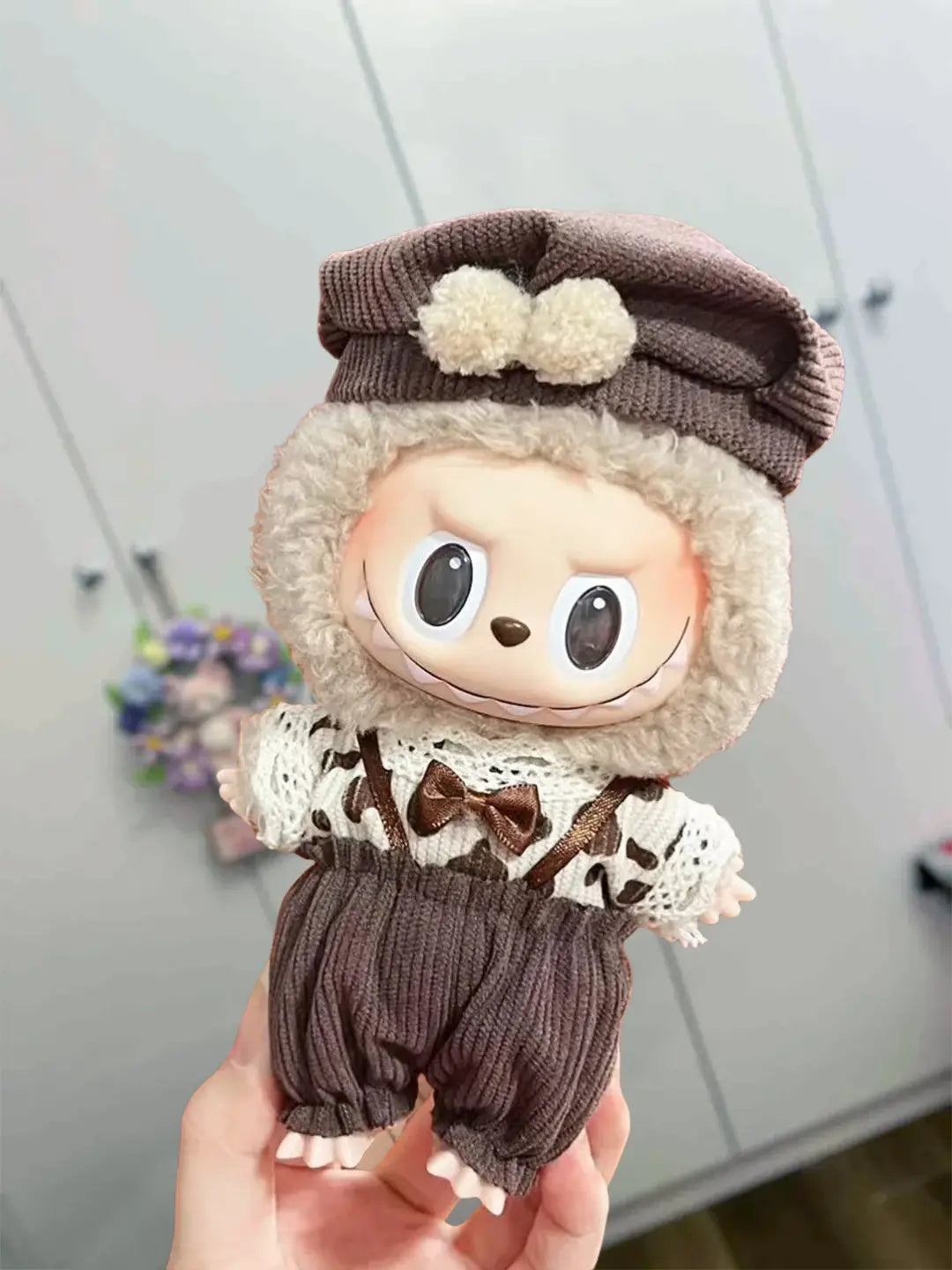 LABUBU Clothes Overall Shivering Custom Beret Dress