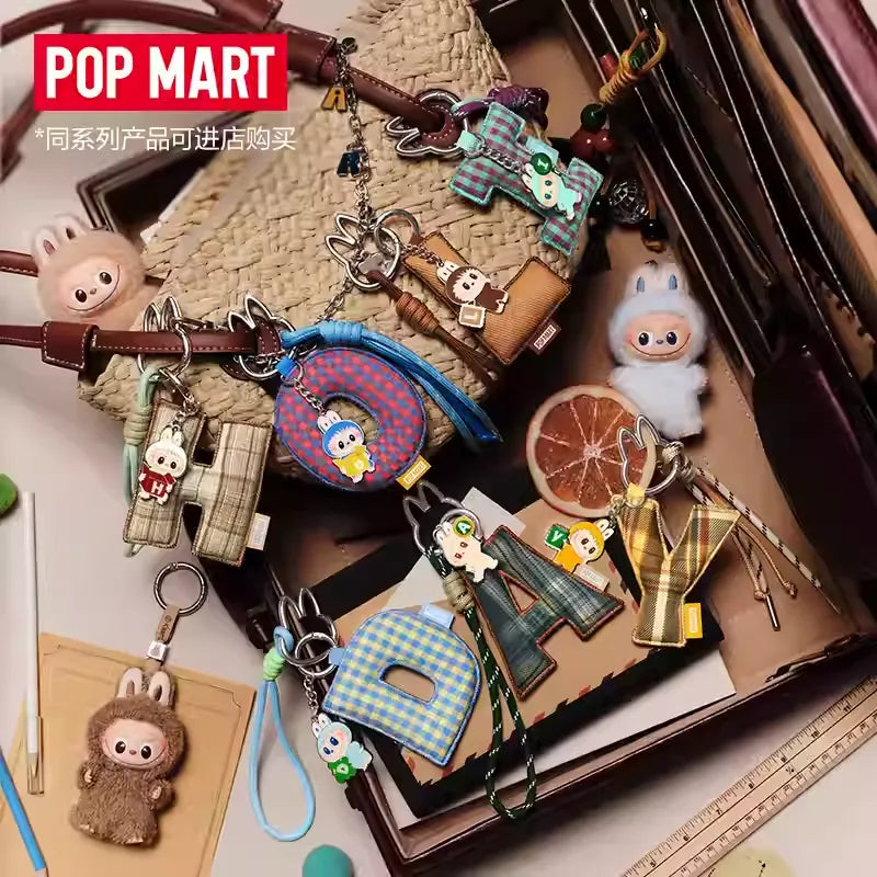 POPMART POP MART THE MONSTERS Heart password series Letter pendant blind box LABUBU MINI LABUBU LABUBU V4