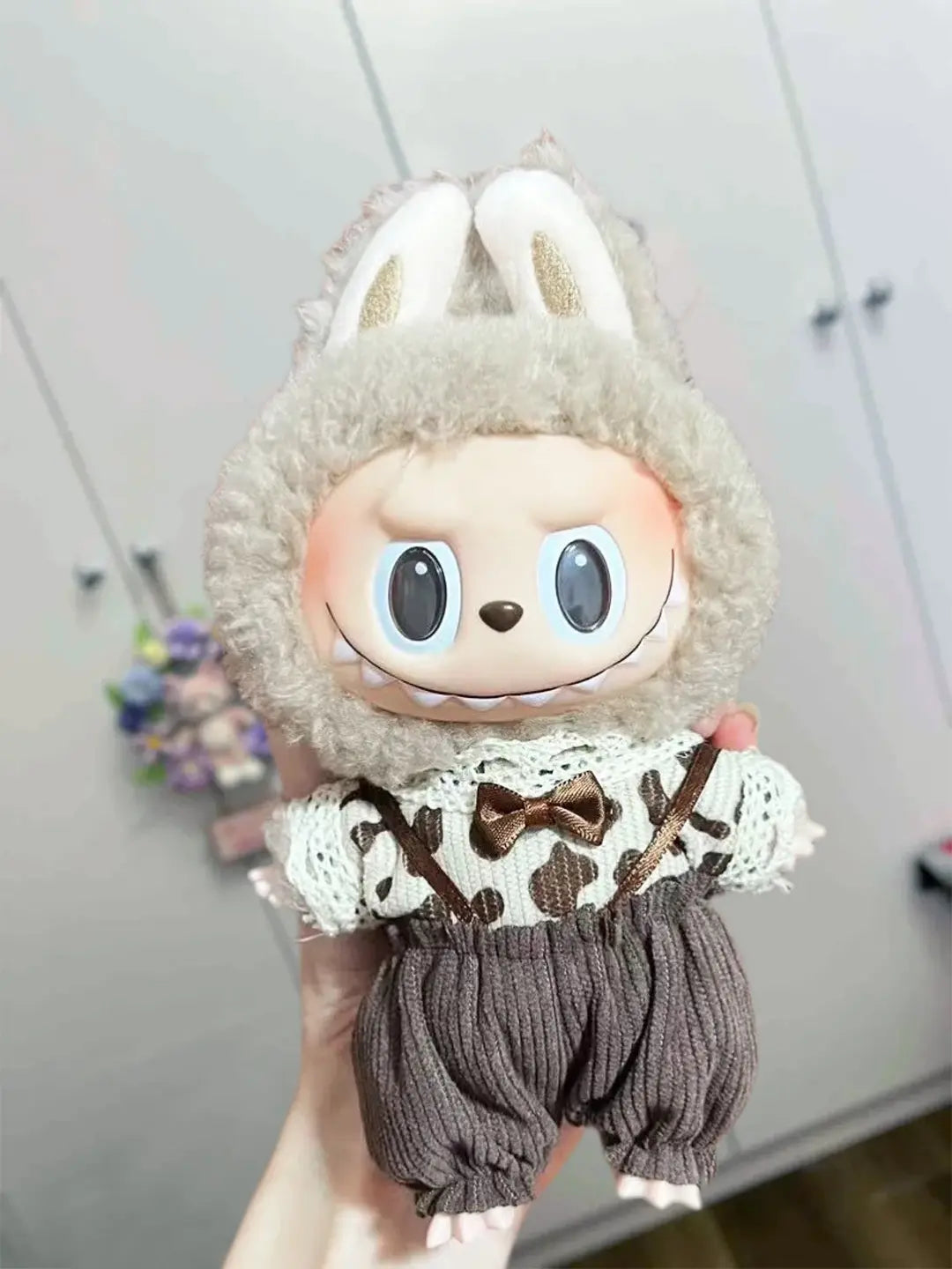LABUBU Clothes Overall Shivering Custom Beret Dress