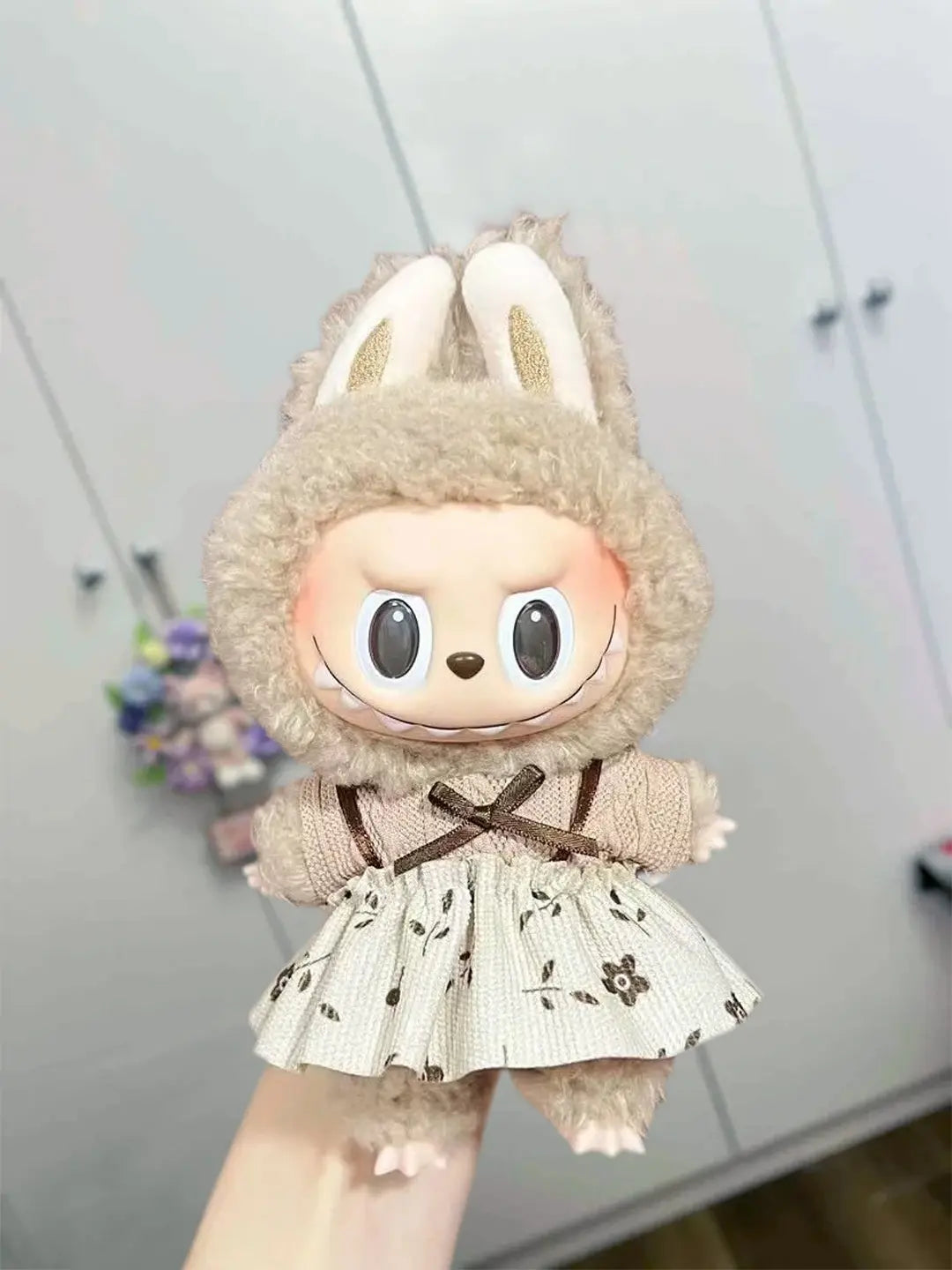 LABUBU Clothes Overall Shivering Custom Beret Dress