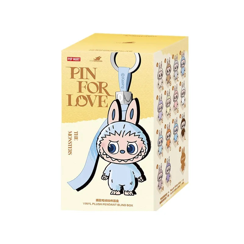 POPMART POP MART THE MONSTERS Heart password series Letter pendant blind box LABUBU MINI LABUBU LABUBU V4