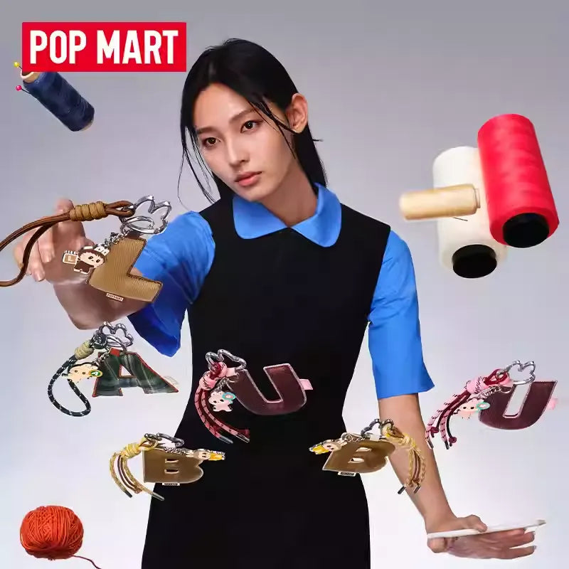 POPMART POP MART THE MONSTERS Heart password series Letter pendant blind box LABUBU MINI LABUBU LABUBU V4