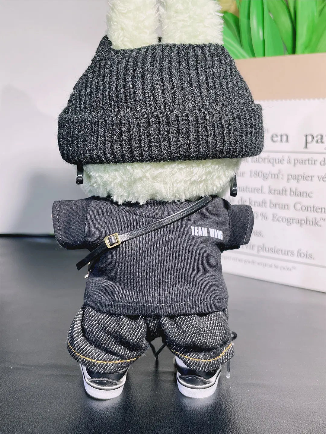 LABUBU Clothes Jackson Wang Black Outift