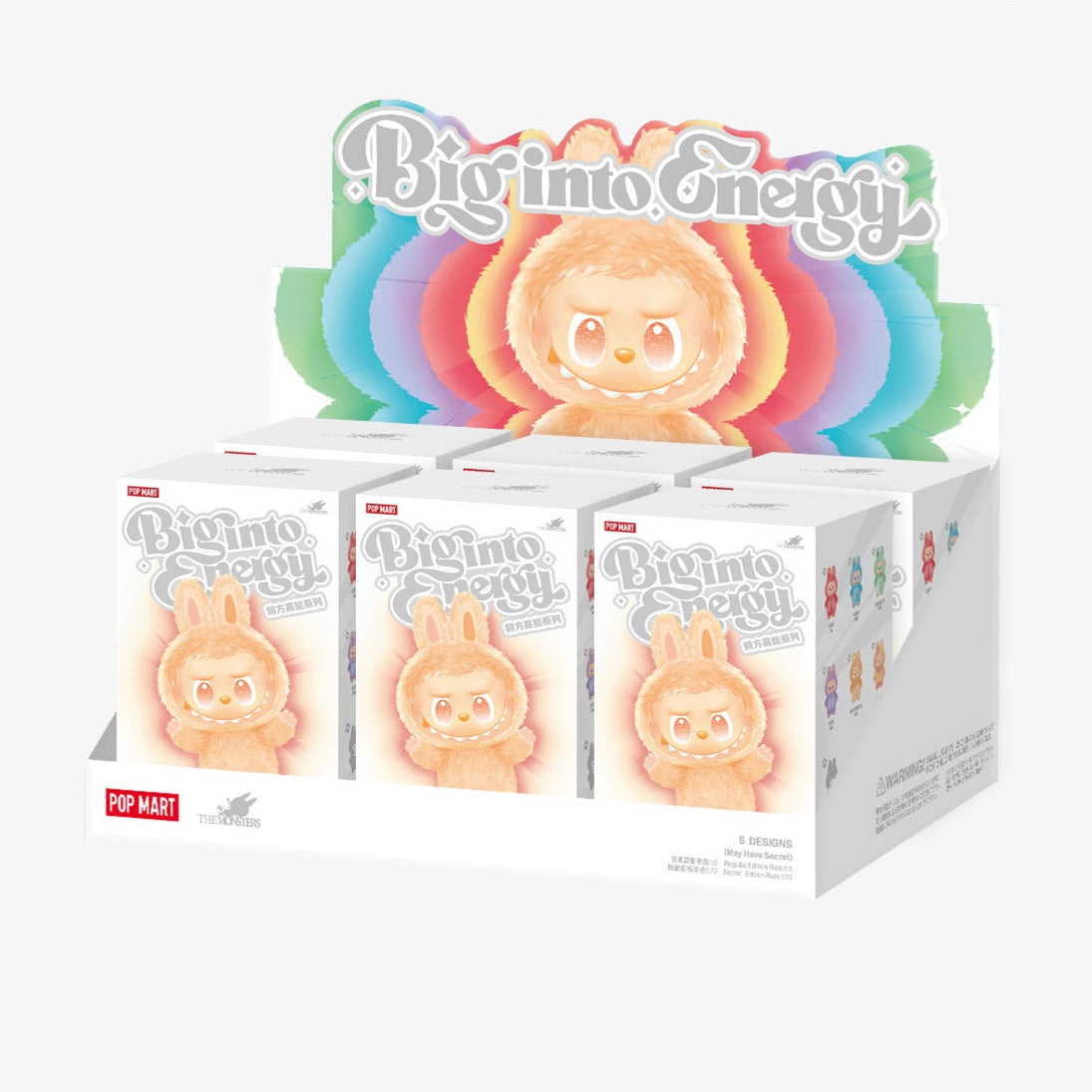THE MONSTERS Labubu Big into Energy Series-Vinyl Plush Pendant Blind Box (In Stock)
