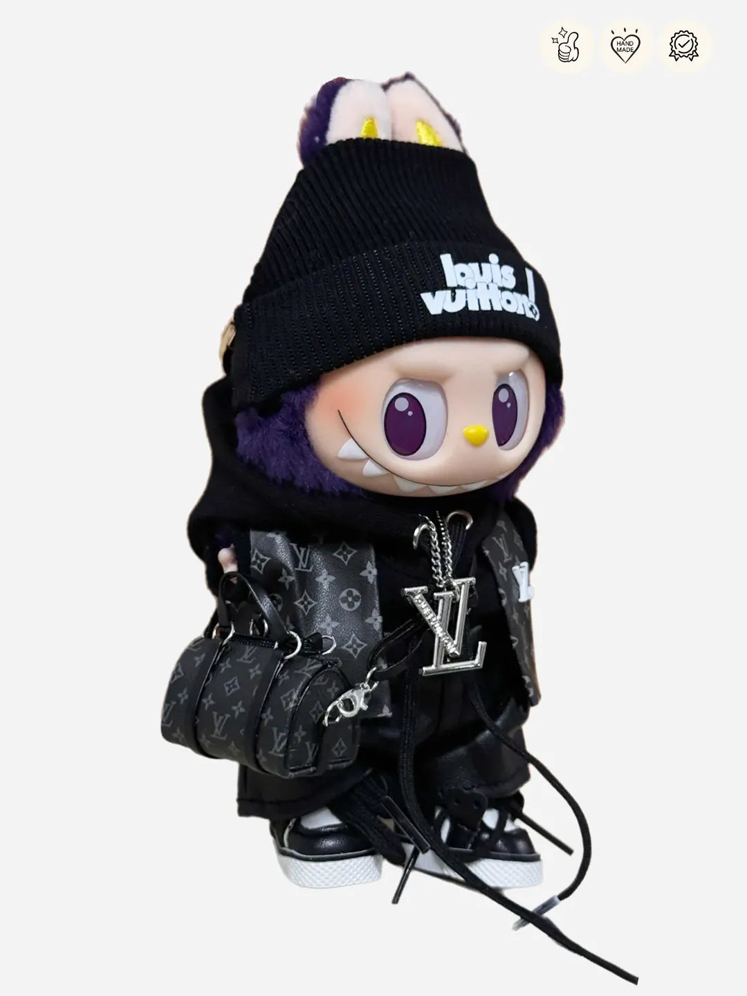 LABUBU Clothes LV Black Chic Explorer