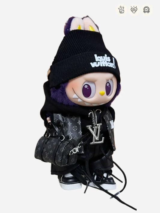 LABUBU Clothes LV Black Chic Explorer