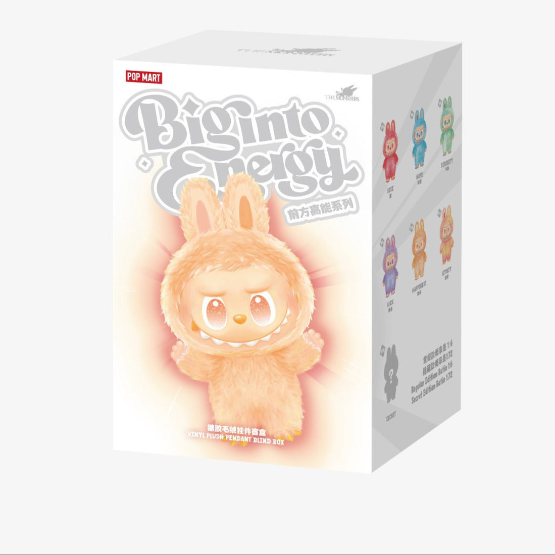 THE MONSTERS Labubu Big into Energy Series-Vinyl Plush Pendant Blind Box (In Stock)