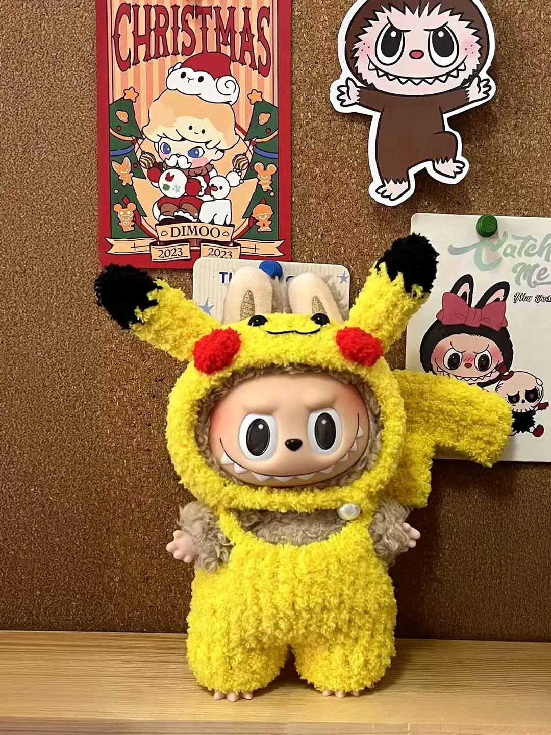 LABUBU Clothes Pocketmon Pikapi Outift