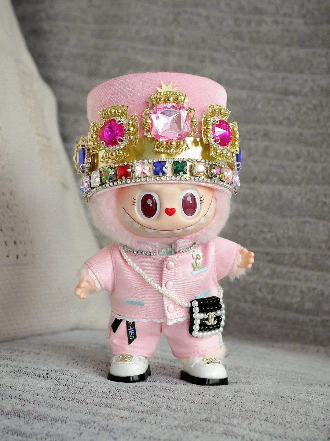 LABUBU Clothes G-Dragon Pink Outfit at MAMA