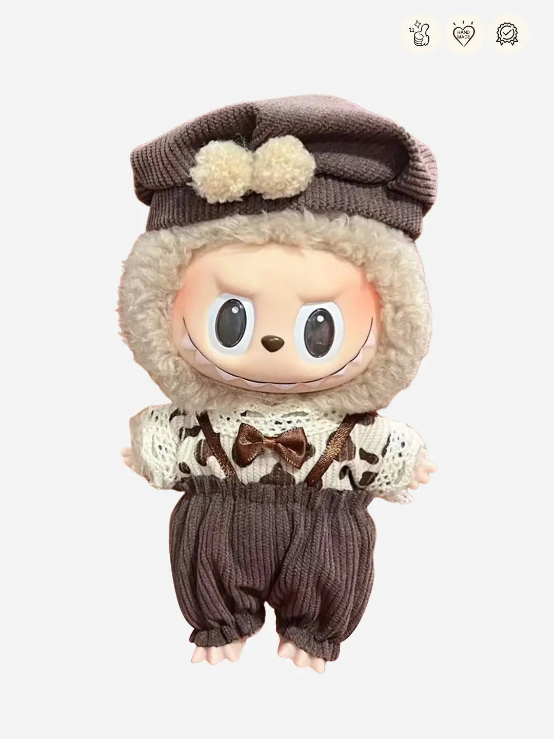 LABUBU Clothes Overall Shivering Custom Beret Dress