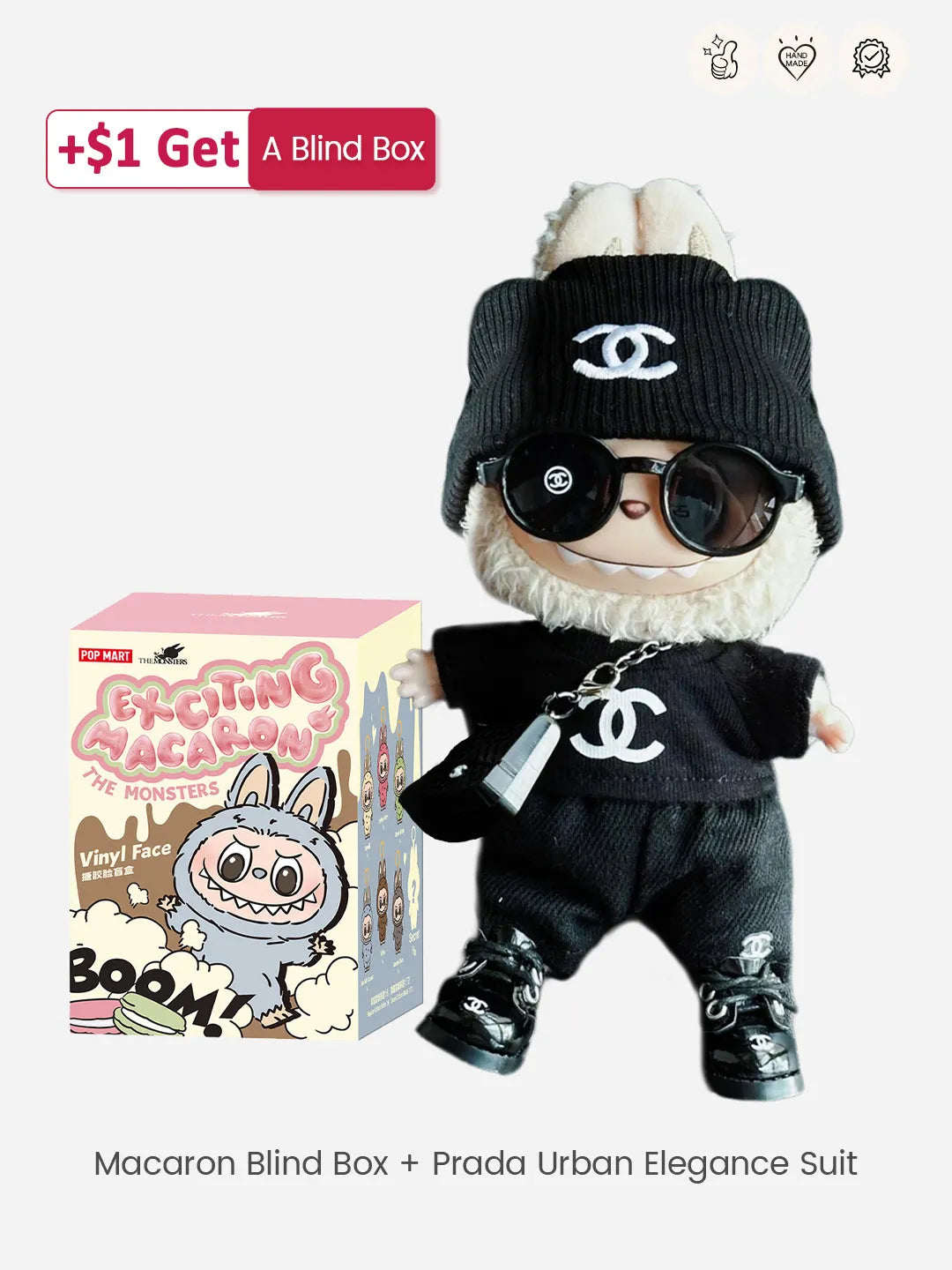 LABUBU Clothes Chanel Black T-shirt Outfits