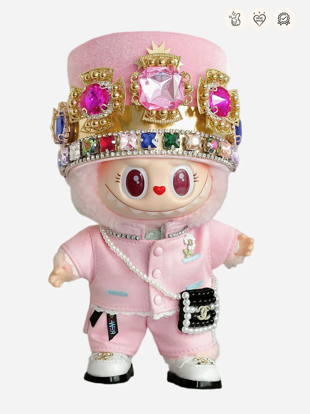 LABUBU Clothes G-Dragon Pink Outfit at MAMA