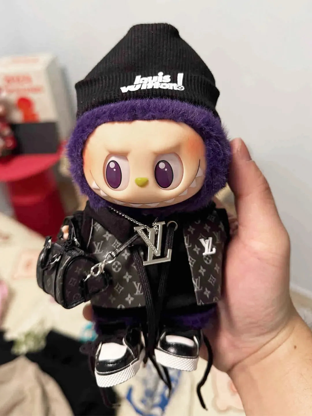 LABUBU Clothes LV Black Chic Explorer