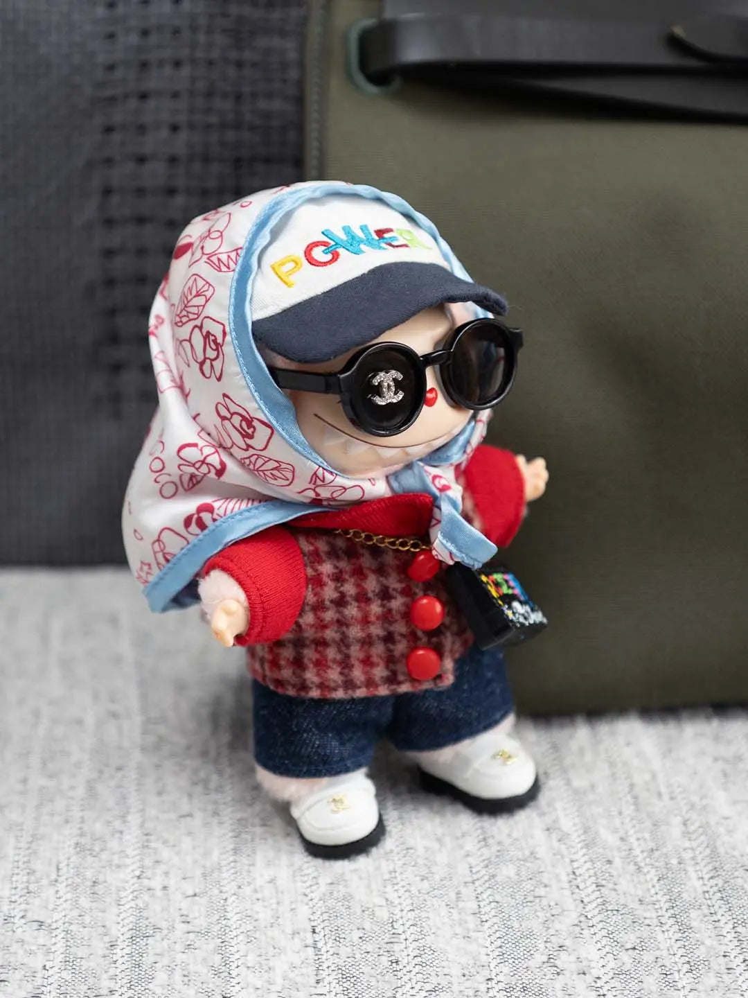 LABUBU Clothes G-Dragon Red Power Outfit