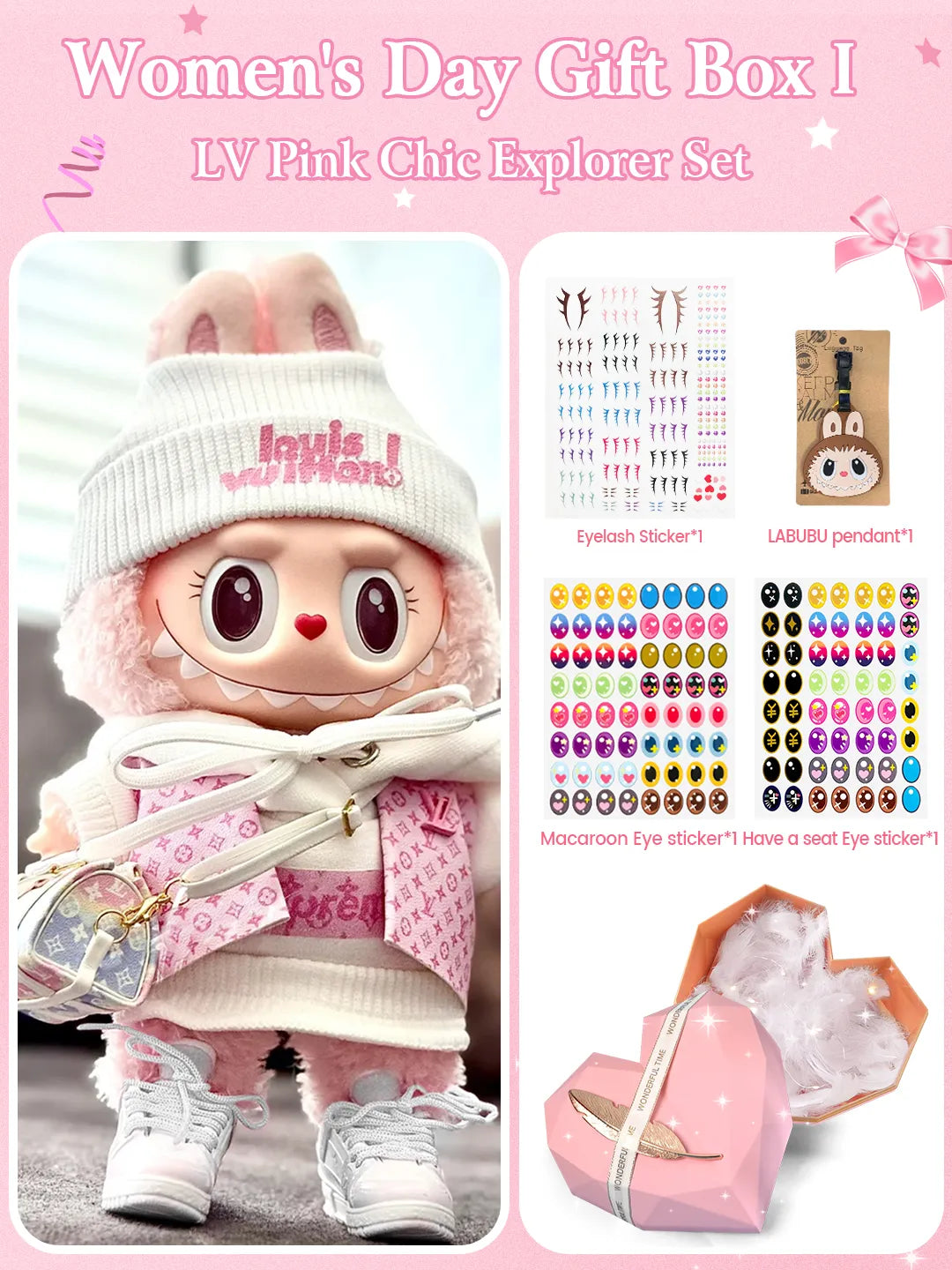 LABUBU LV Pink Chic Explorer