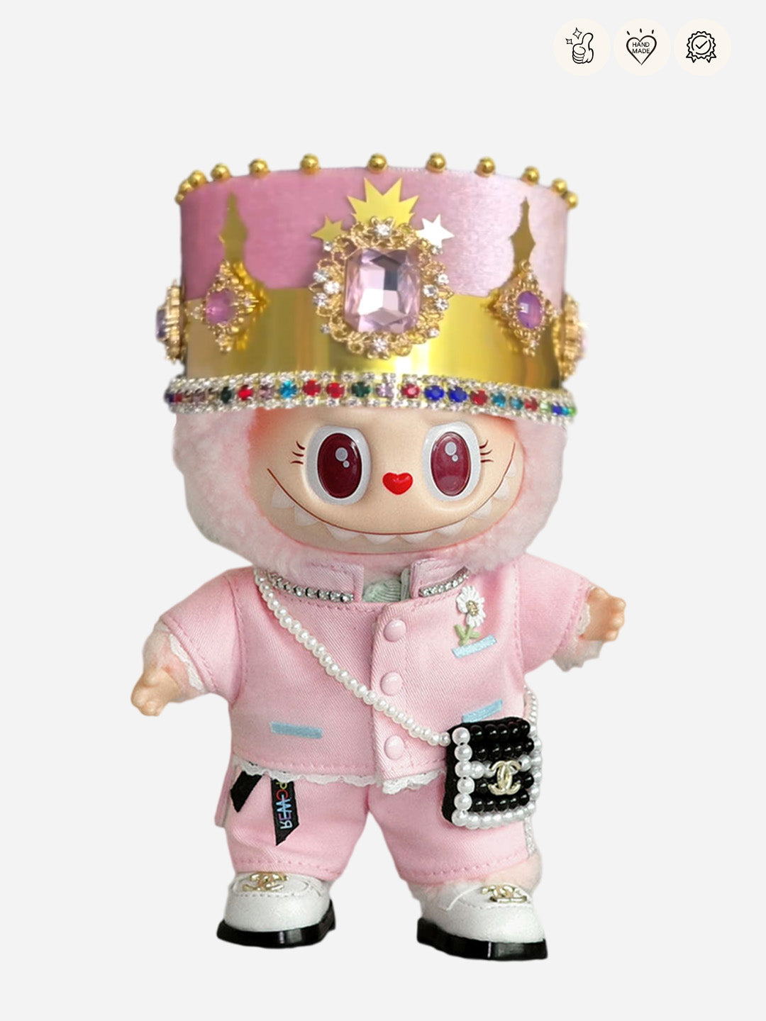 LABUBU Clothes G-Dragon Pink Outfit at MAMA