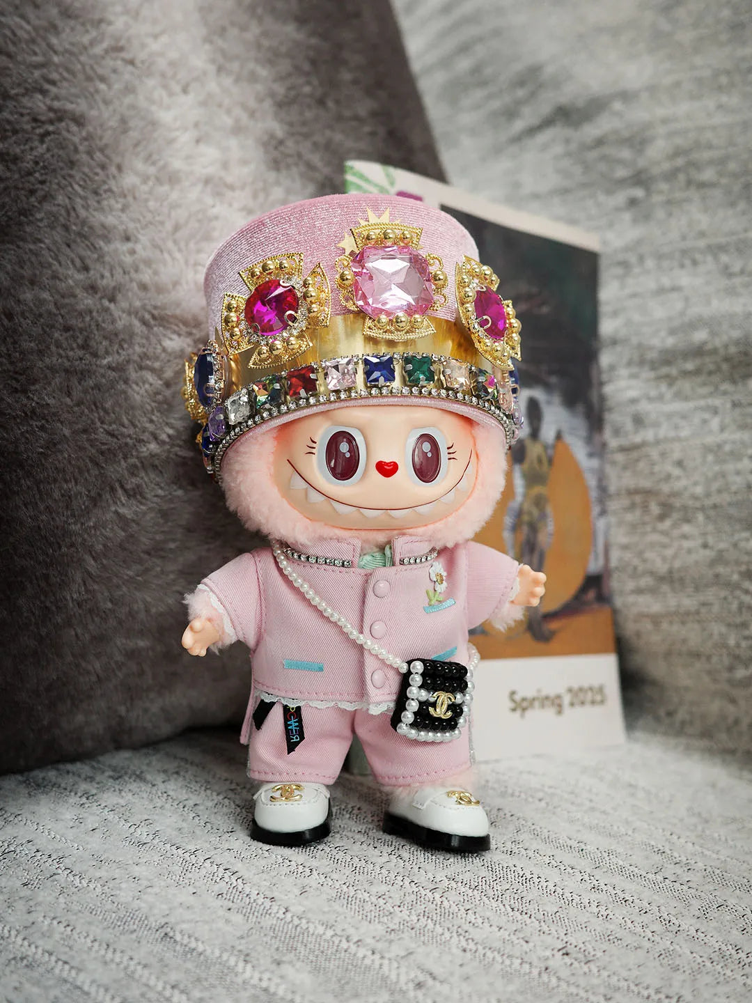 LABUBU Clothes G-Dragon Pink Outfit at MAMA