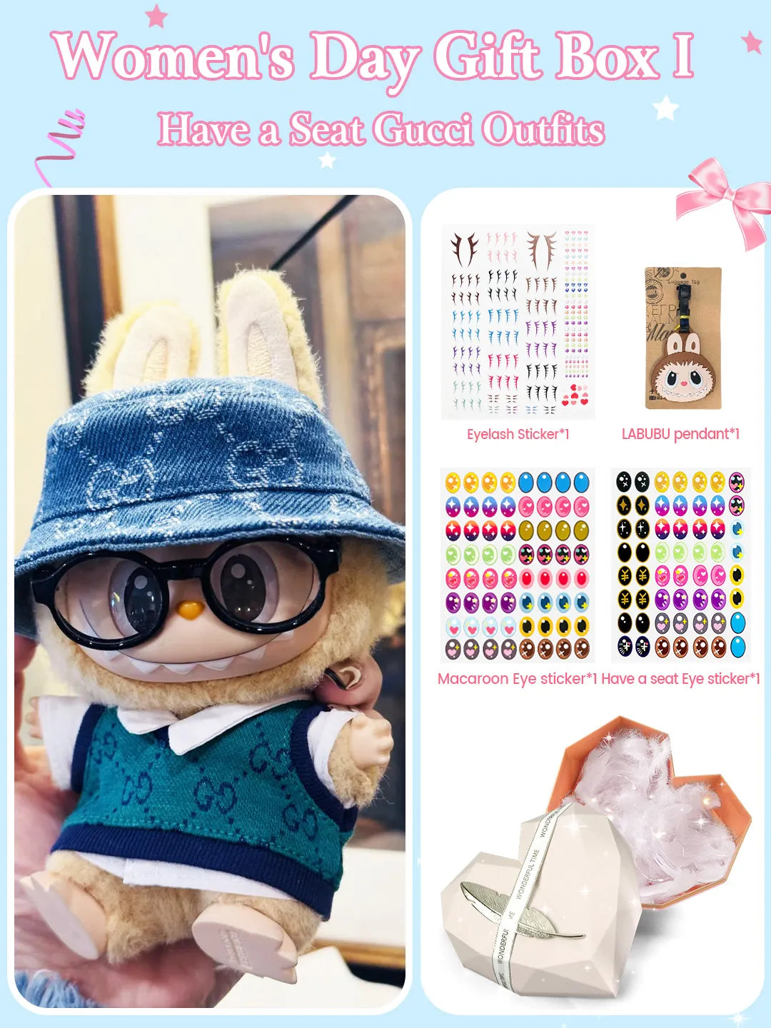 LABUBU Have a Seat Gucci Outfits