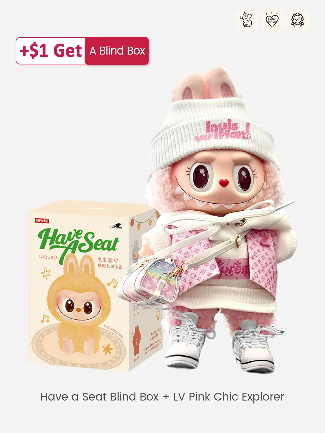 LABUBU LV Pink Chic Explorer