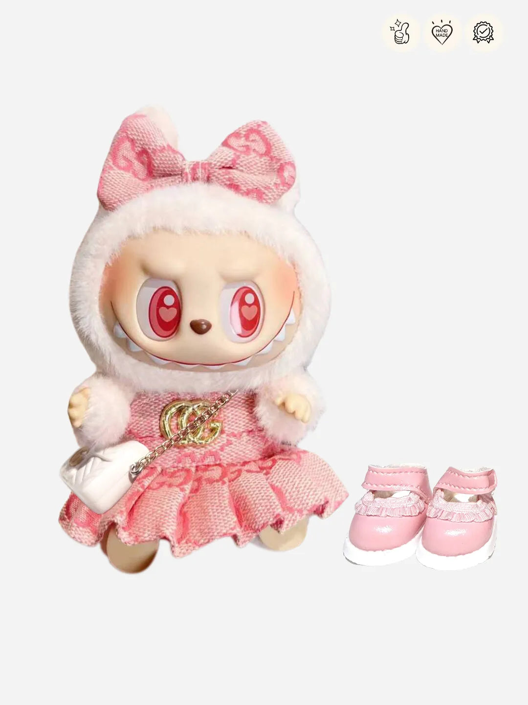 LABUBU Clothes Gucci Overall Dress Suite