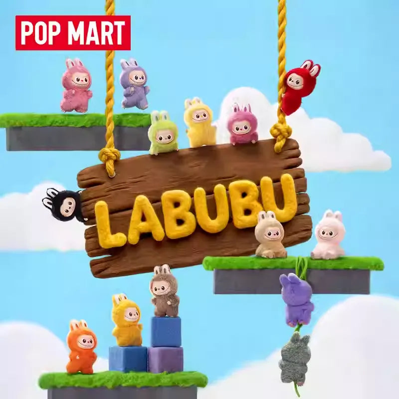 POPMART POP MART THE MONSTERS Heart password series Letter pendant blind box LABUBU MINI LABUBU LABUBU V4